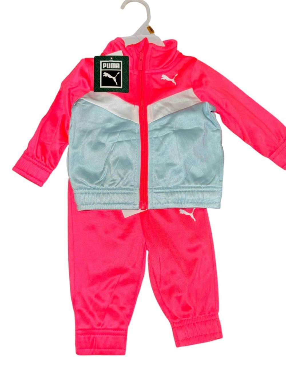 Puma 2 piece baby tracksuit set